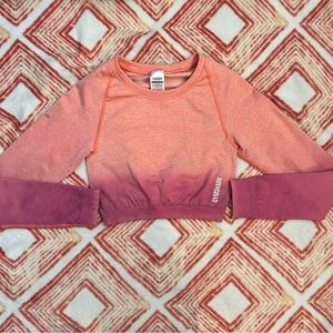 Pink Ombre Gymshark Croppedtop